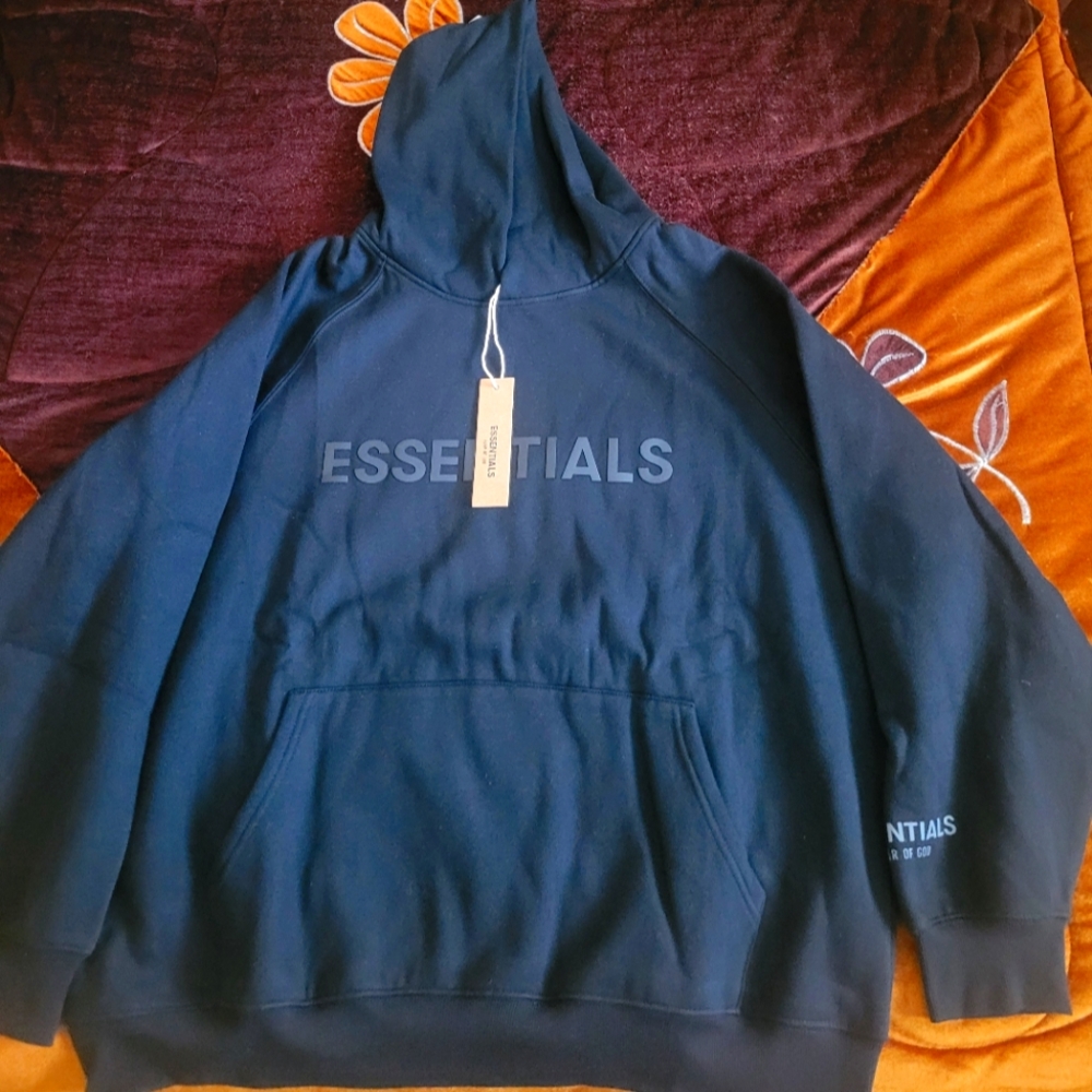 Essentials Black Hoodie